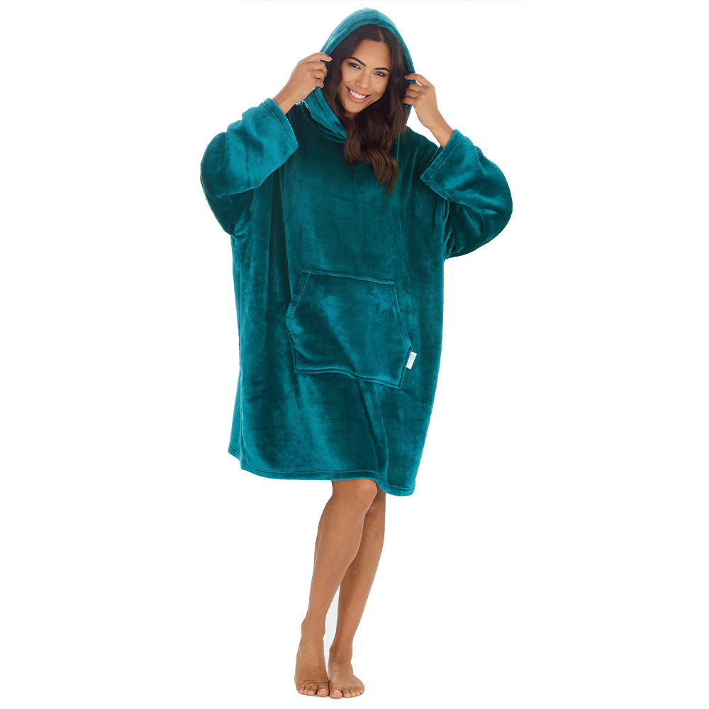 Teal hoodie ladies sale