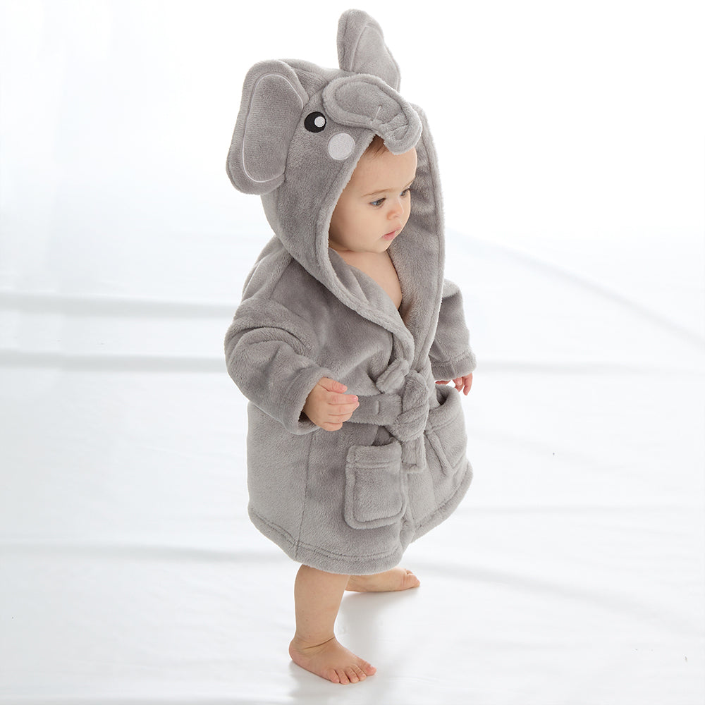 Baby Elephant Fleece Dressing Gown