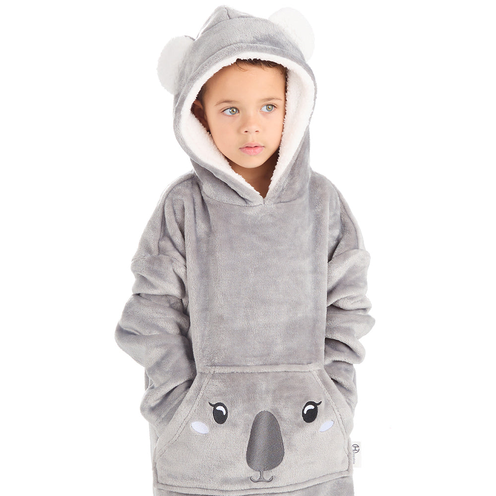 Infant Kids Koala Mini Blanket Hoodie