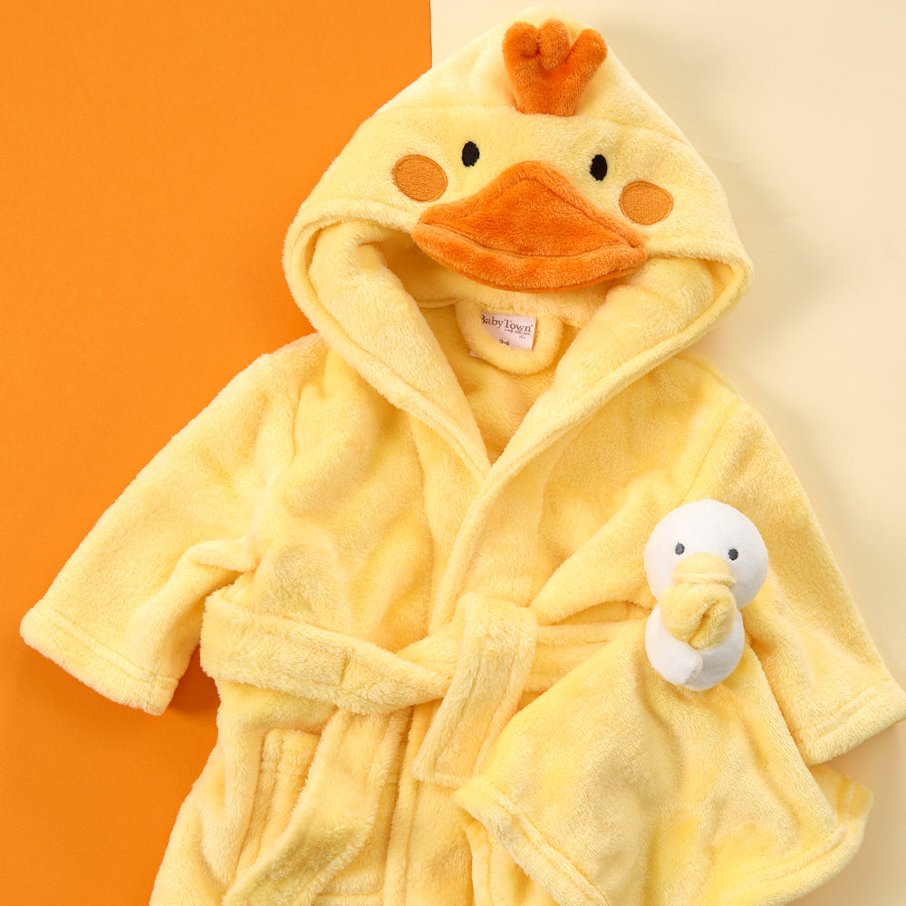 Baby Duck Fleece Dressing Gown