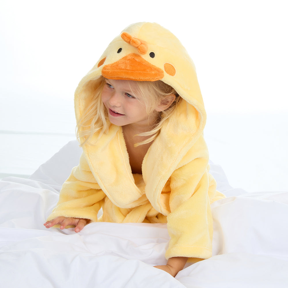 Infant Kids Duck Fleece Dressing Gown