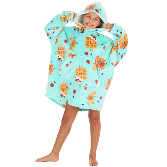 Girls Brunch Mint Blanket Hoodie