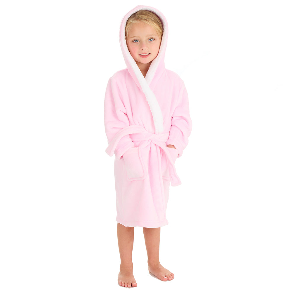 Kids Girls Light Pink Dressing Gown