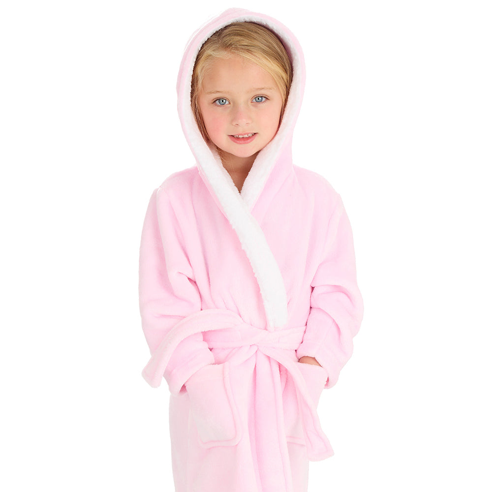 Kids Girls Light Pink Dressing Gown