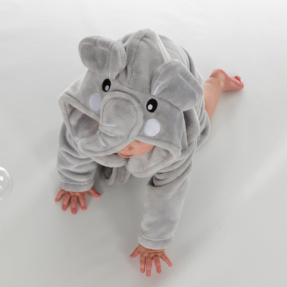 Baby Elephant Fleece Dressing Gown