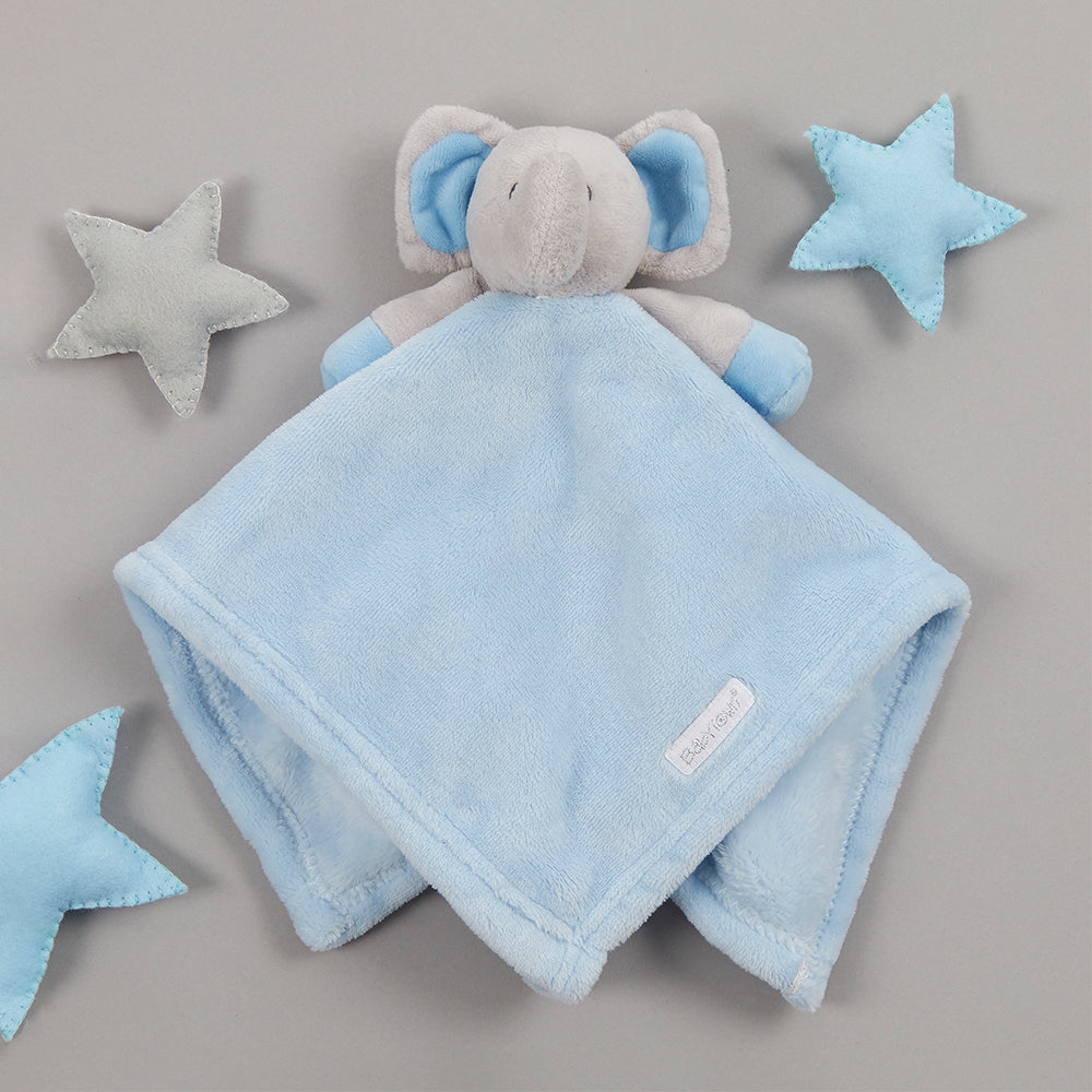 Baby Toddler Blue Elephant Comforter