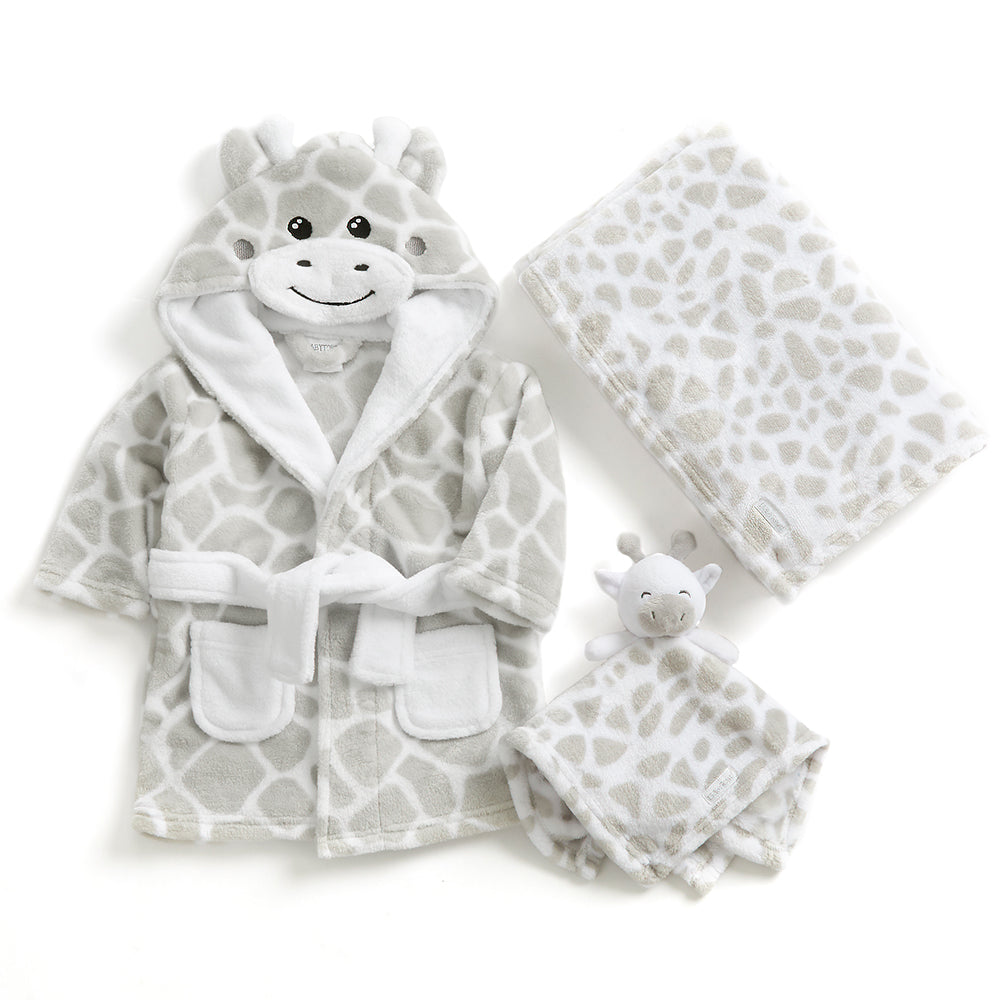 Baby Giraffe Fleece Dressing Gown