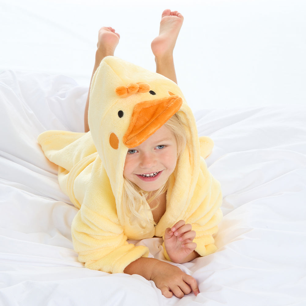 Infant Kids Duck Fleece Dressing Gown