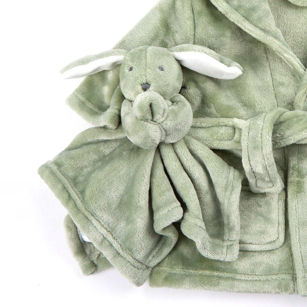 Baby Toddler Sage Bunny Comforter 