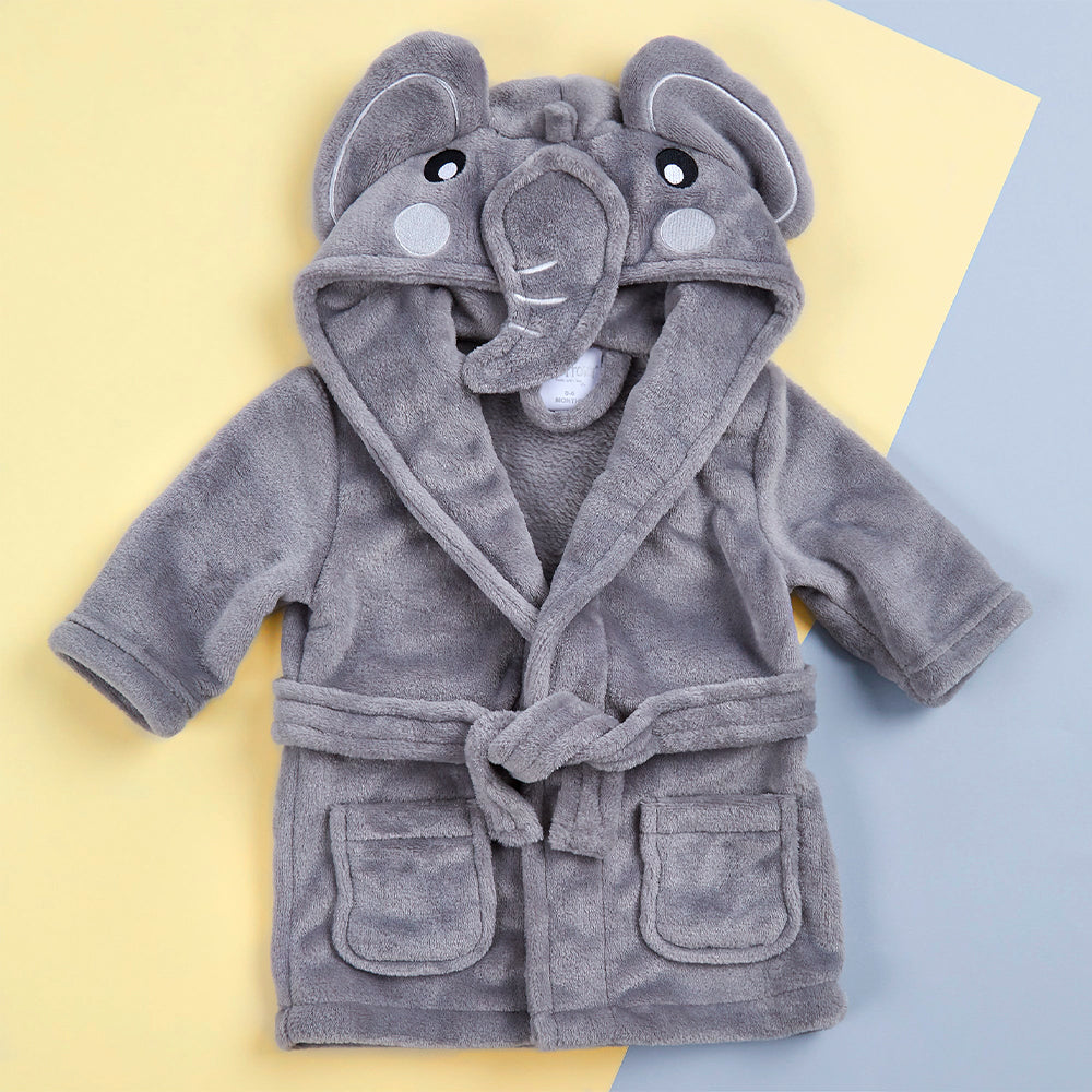 Baby Elephant Fleece Dressing Gown