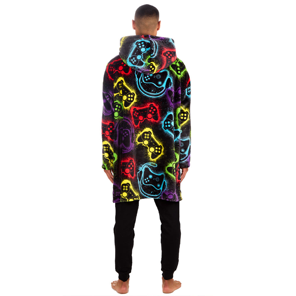 Mens Gaming Blanket Hoodie