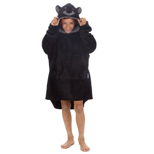 Boys Panther Blanket Hoodie