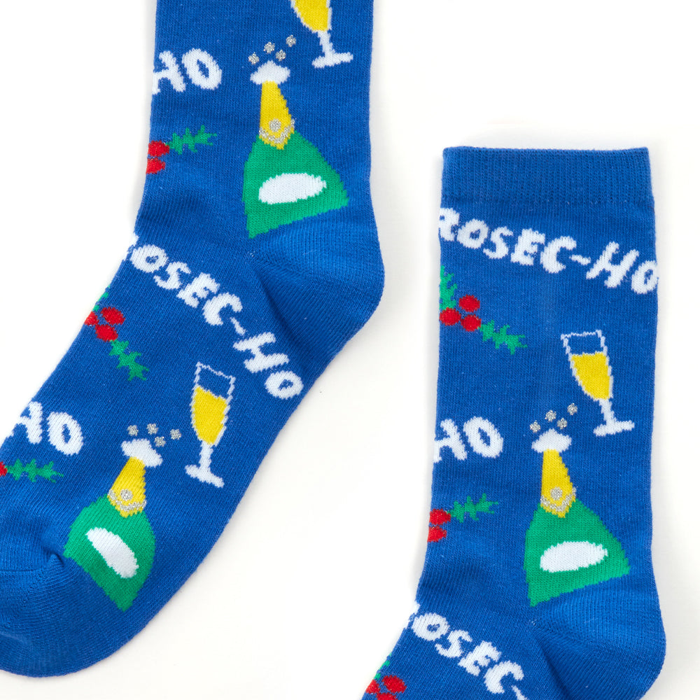 Ladies Christmas Prosec-Ho Cotton Socks