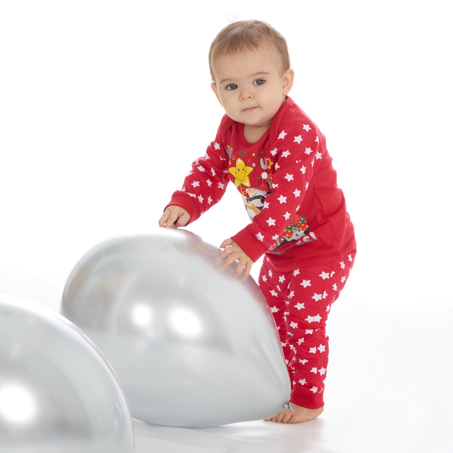 Baby Red Christmas Cotton Pyjama Set