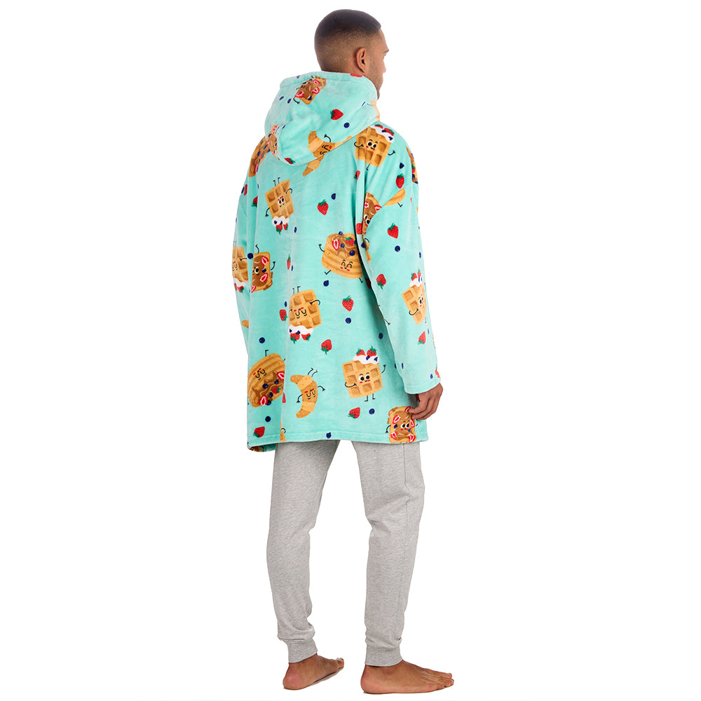 Mens Brunch Mint Blanket Hoodie