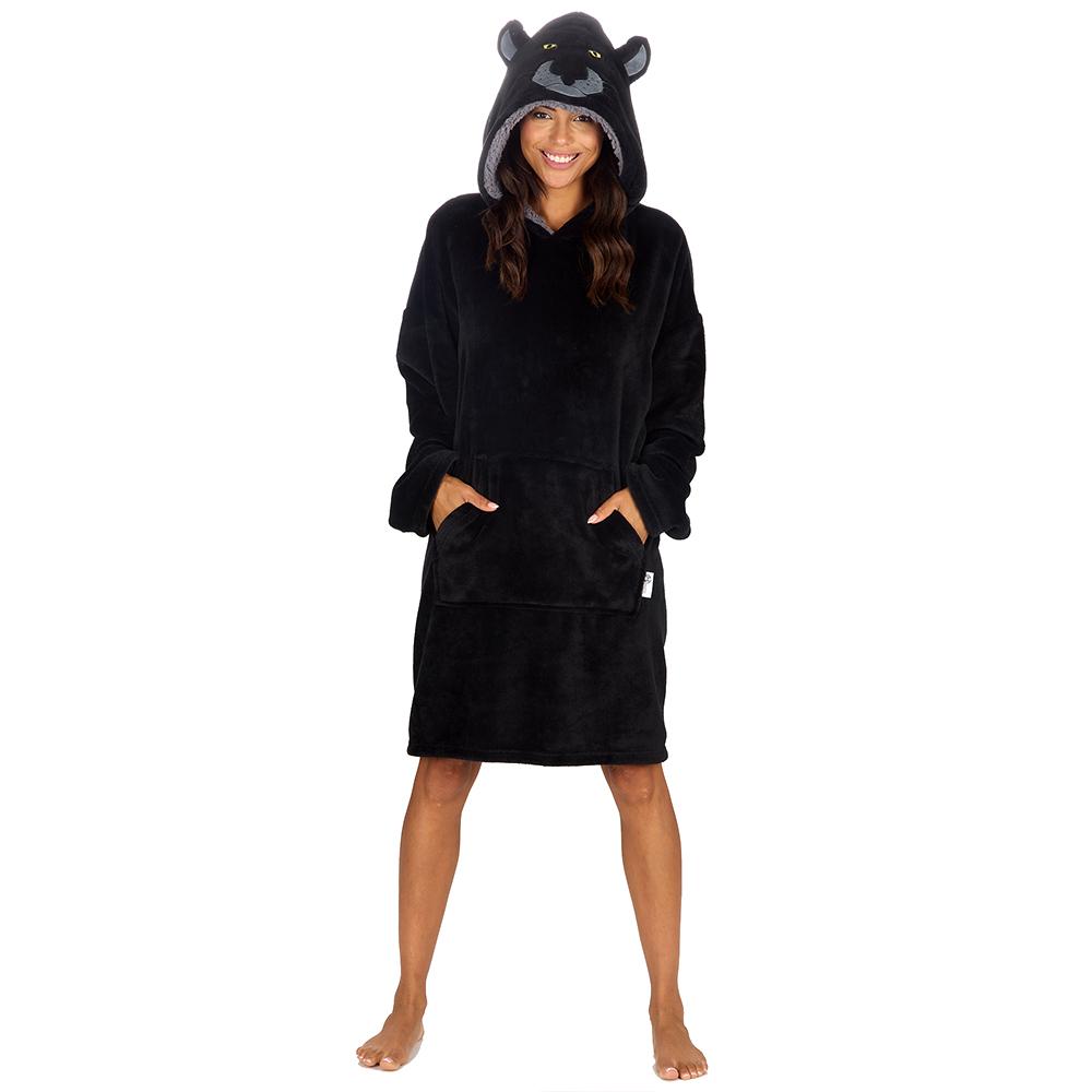 Ladies Panther Blanket Hoodie