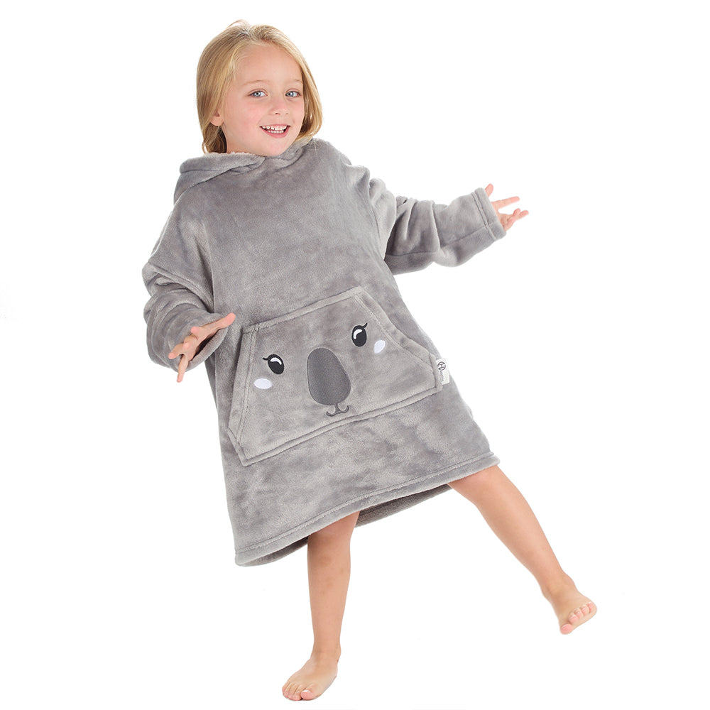 Infant Kids Koala Mini Blanket Hoodie