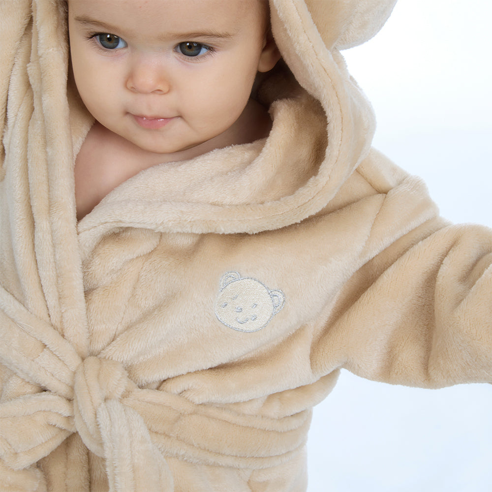 Baby Toffee Bear Ears Dressing Gown