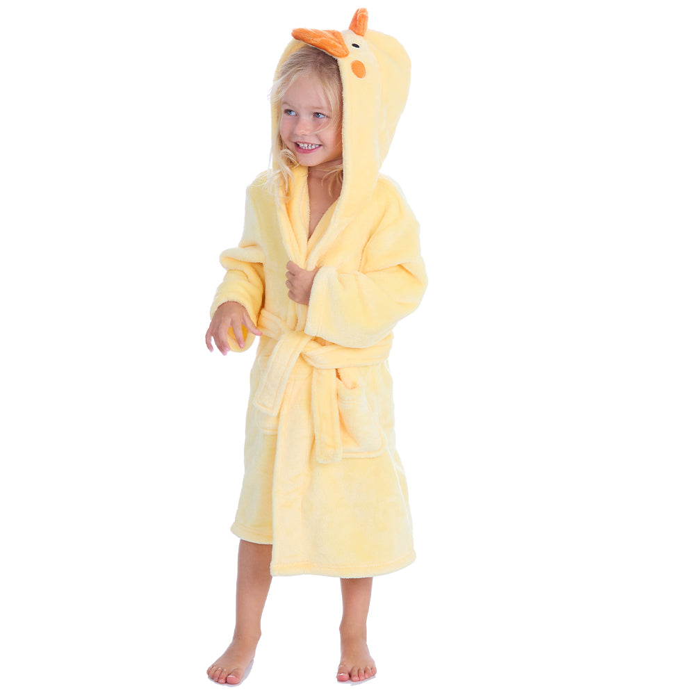 Infant Kids Duck Fleece Dressing Gown