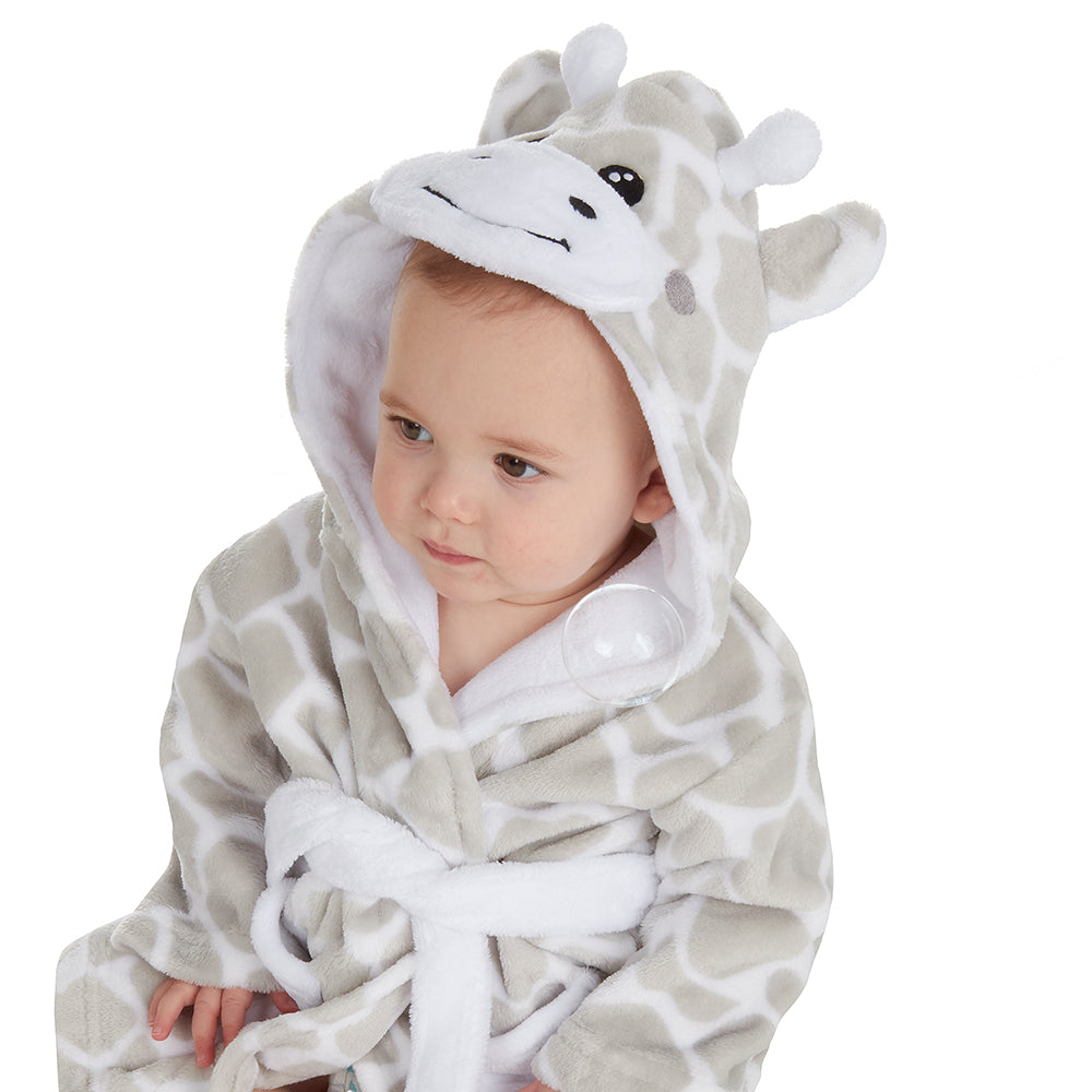 Baby Giraffe Fleece Dressing Gown