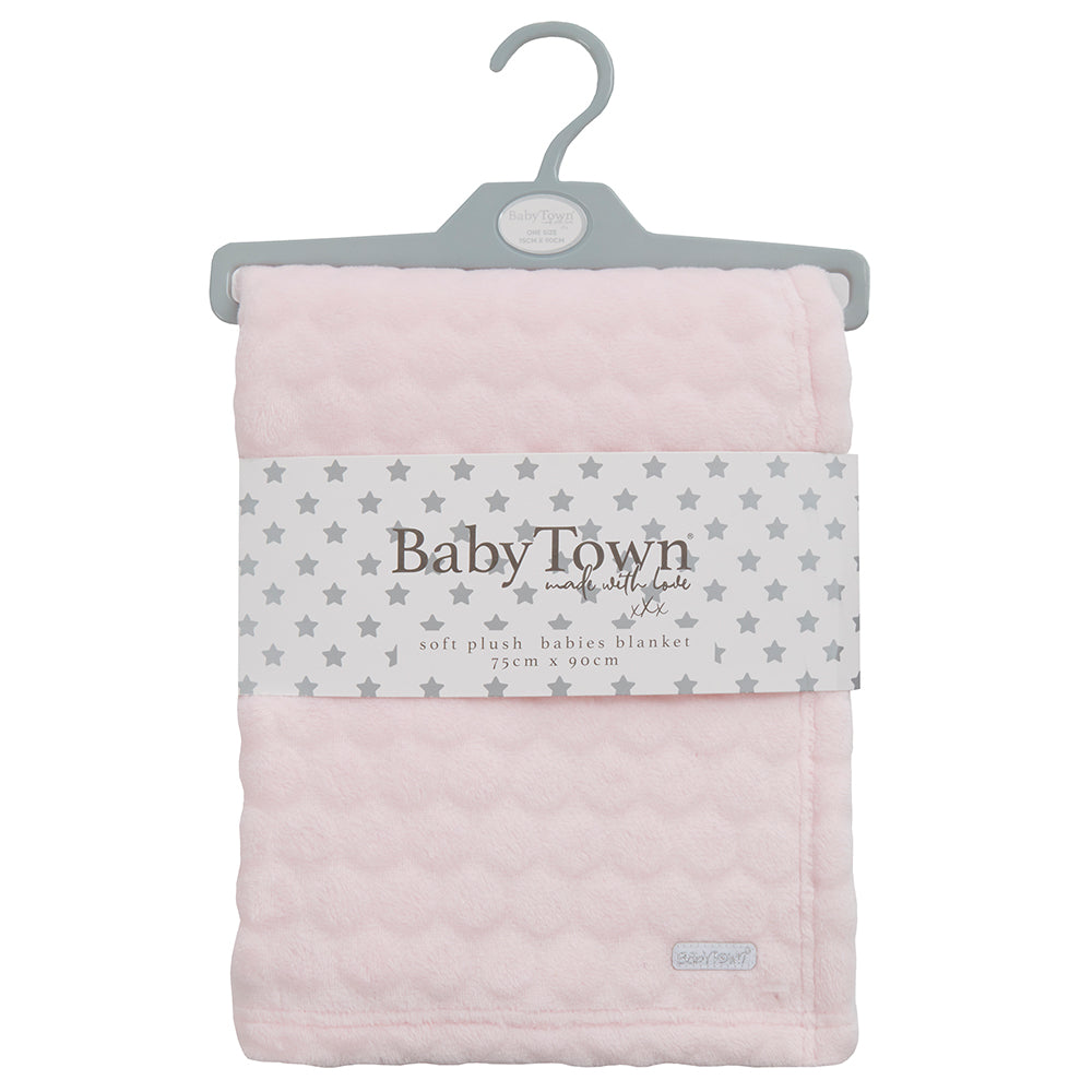 Baby Pink Marshmallow Plush Blanket