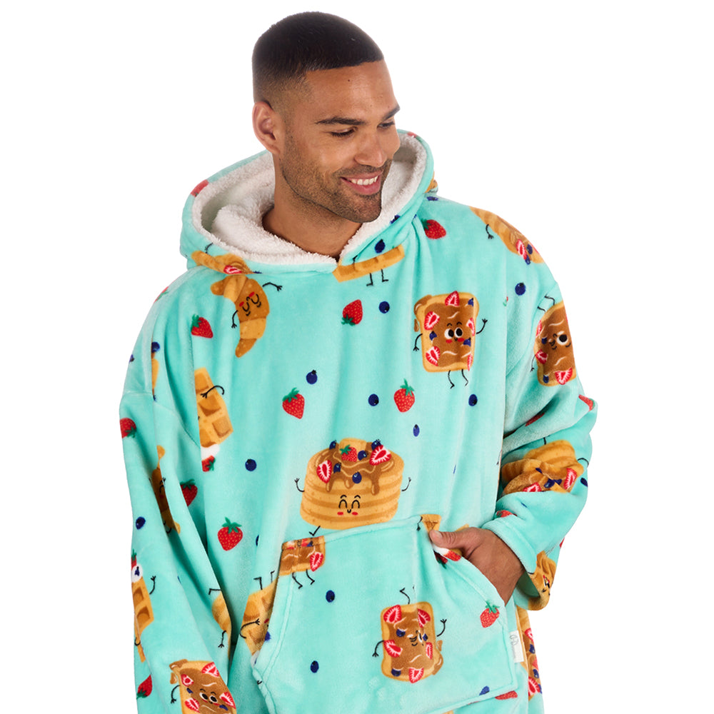 Mens Brunch Mint Blanket Hoodie