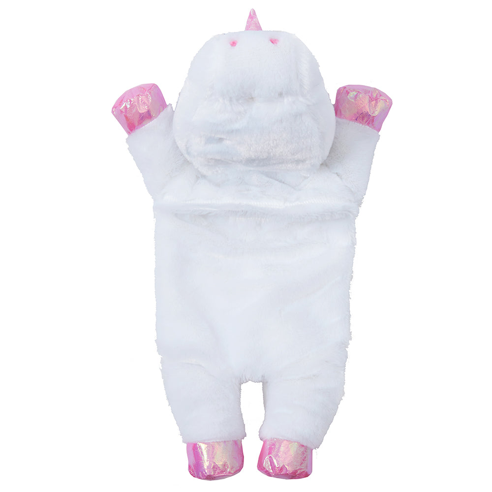 Unicorn 1L White Hot Water Bottle