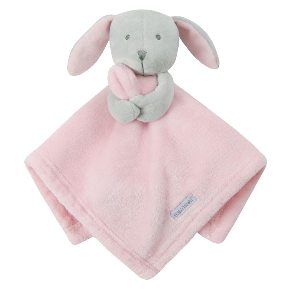 Baby Toddler Pink Bunny Comforter 