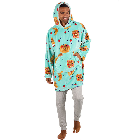 Mens Brunch Mint Blanket Hoodie