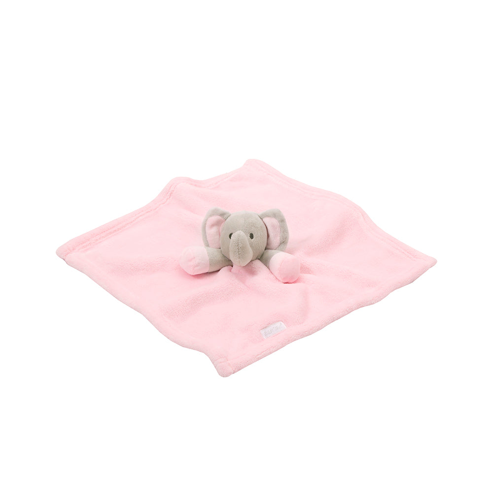 Baby Toddler Pink Elephant Comforter