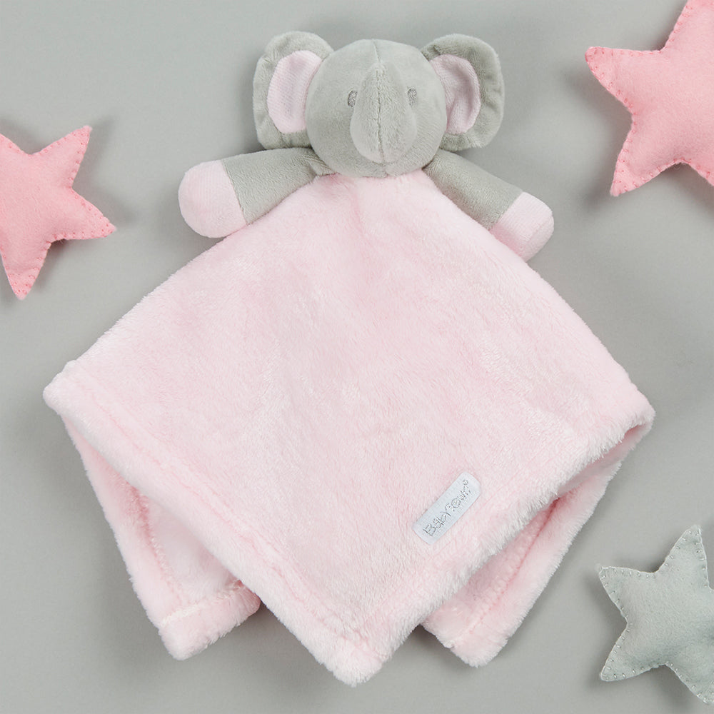 Baby Toddler Pink Elephant Comforter