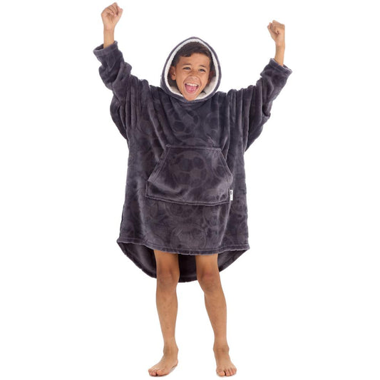 Boys Football Embossed Blanket Hoodie