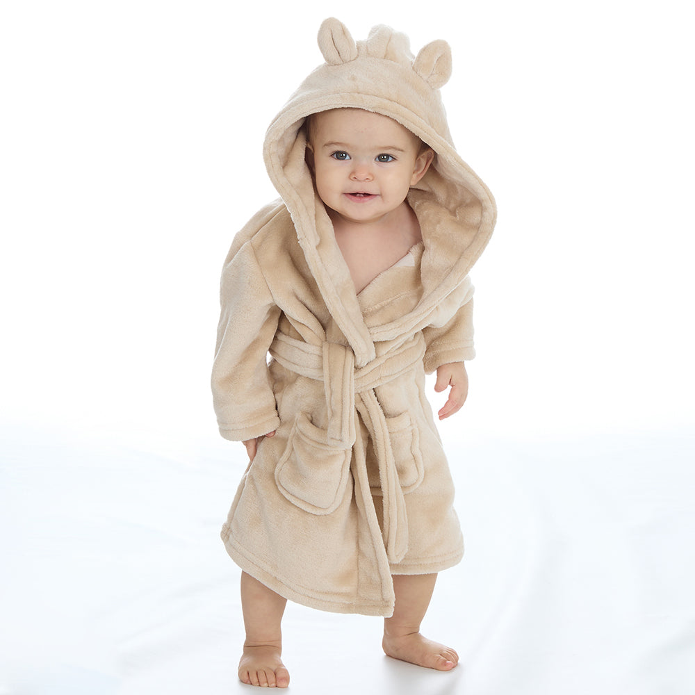 Baby Toffee Bear Ears Dressing Gown