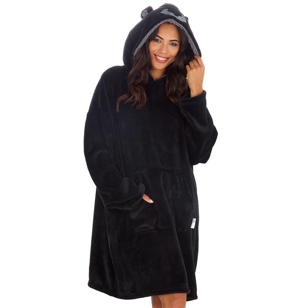 Ladies Panther Blanket Hoodie