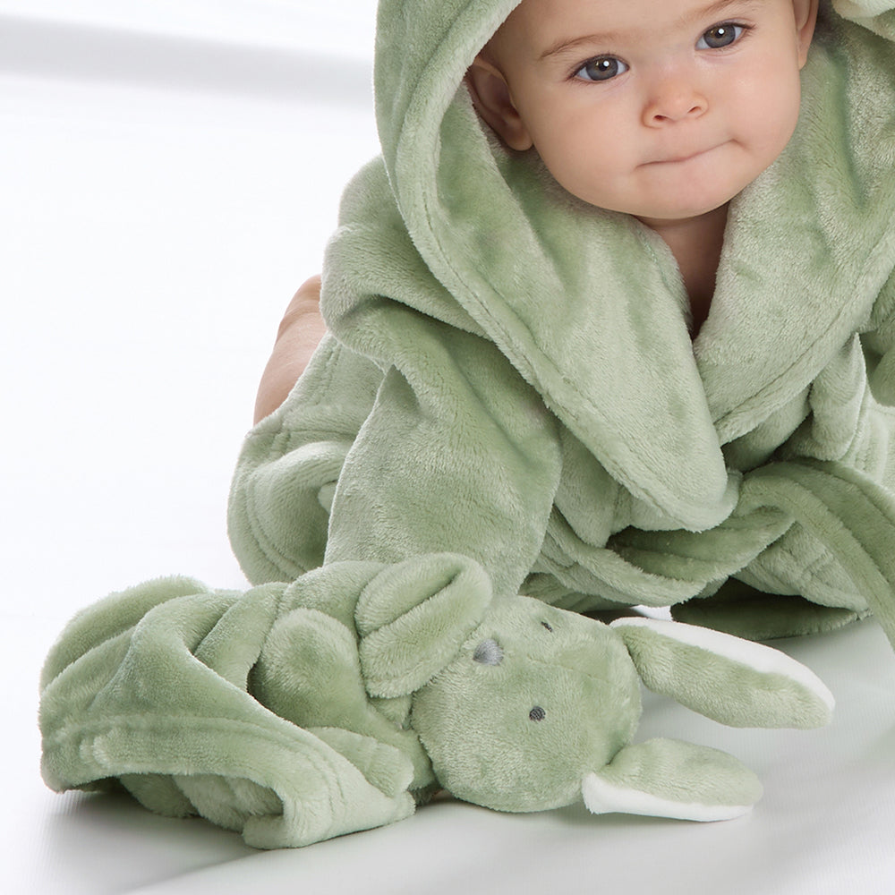 Baby Toddler Sage Bunny Comforter 