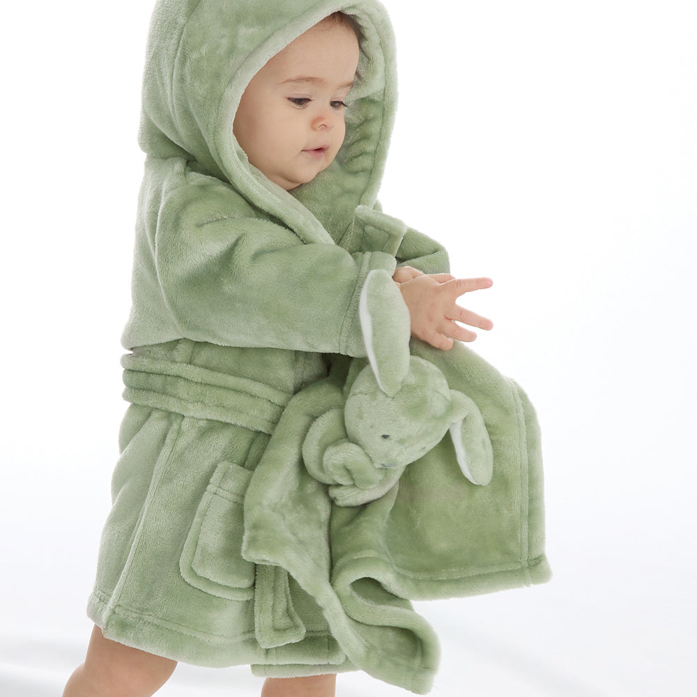 Baby Toddler Sage Bunny Comforter 