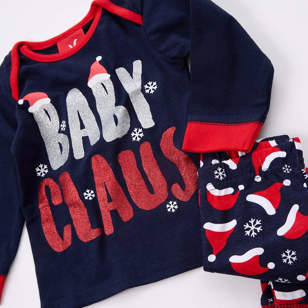 Baby Claus Christmas Cottton Pyjama Set