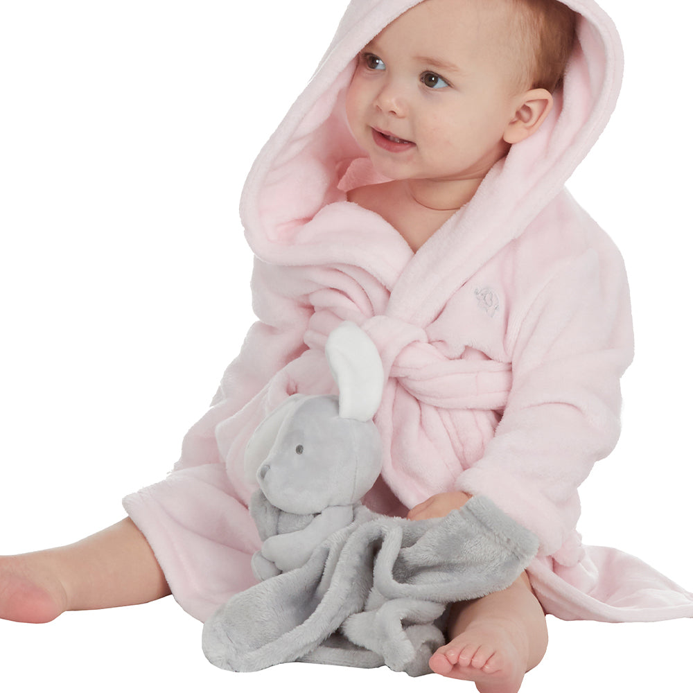 Baby Toddler Grey Bunny Comforter 