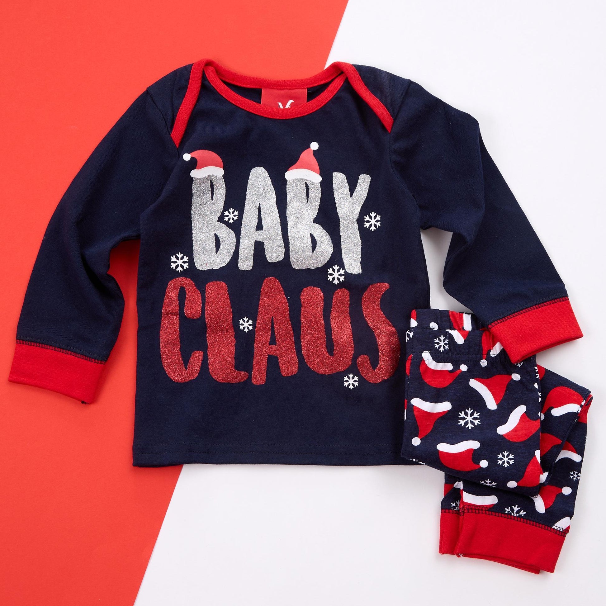 Baby Claus Christmas Cottton Pyjama Set